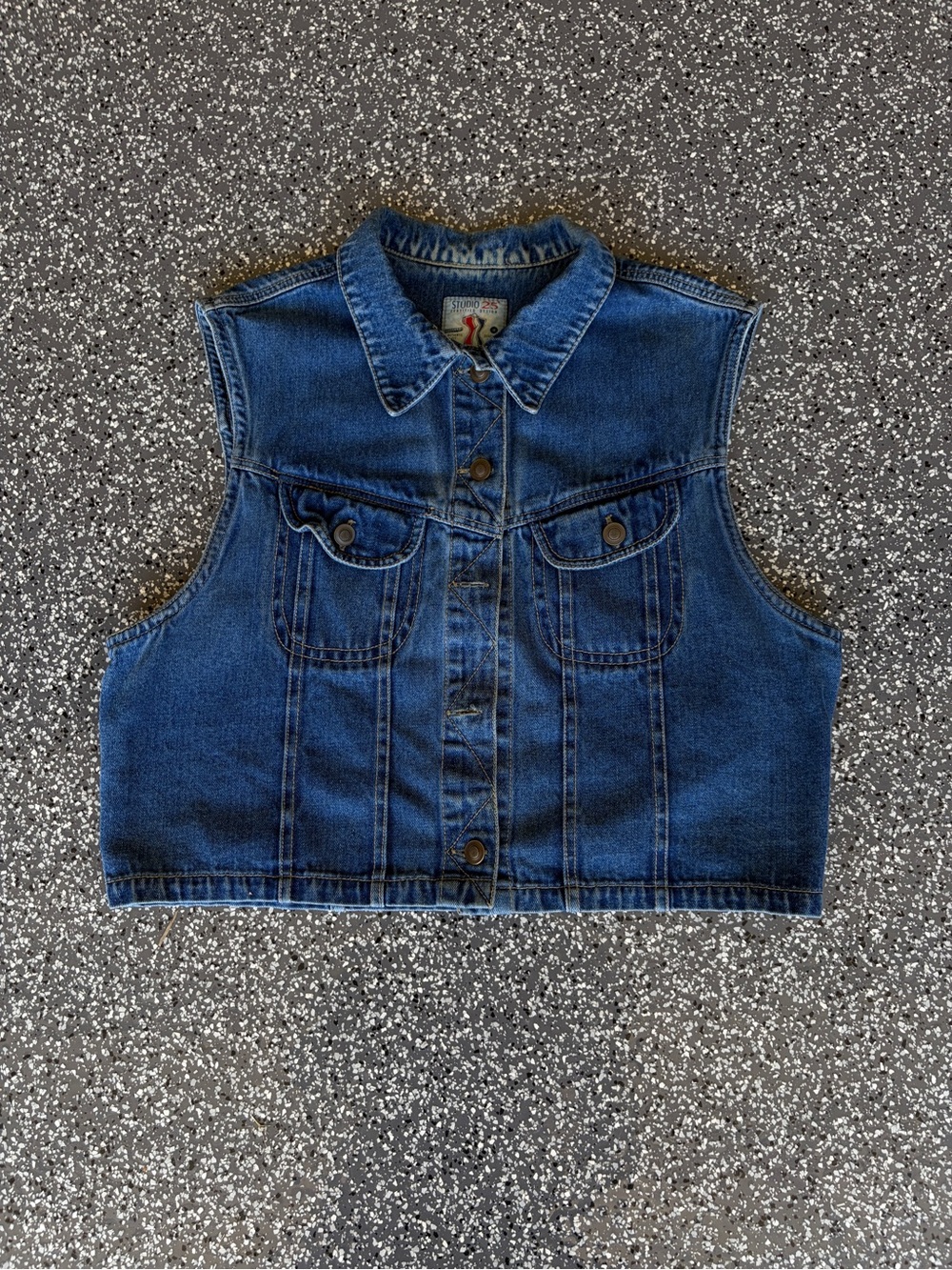 Studio Denim Jacket with Blue Wash